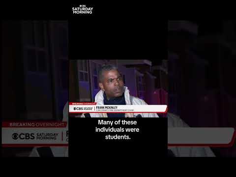 Cincinnati apartment balcony collapses, injures multiple people #shorts