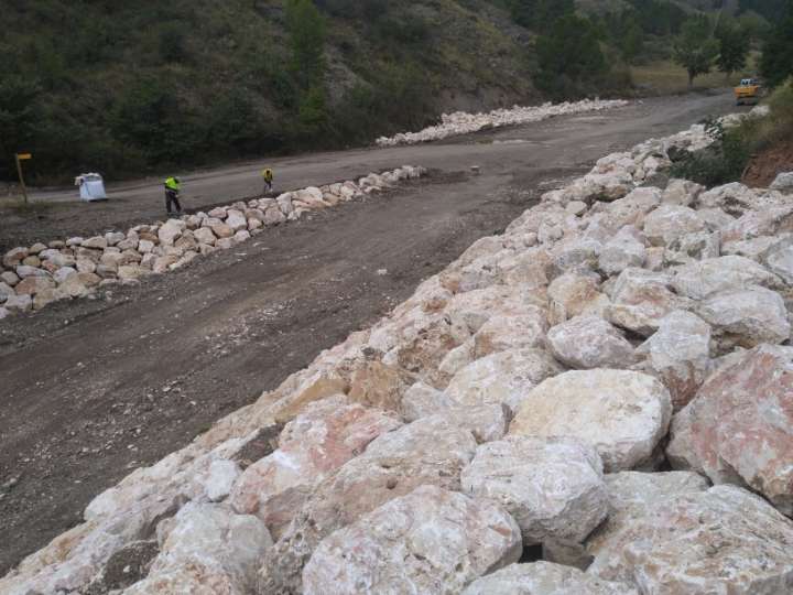 Montalbán concluye la reconstrucción de las calles Rambla y Teruel y la escollera