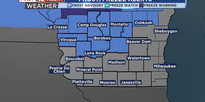 First Chance Of Frost This Fall