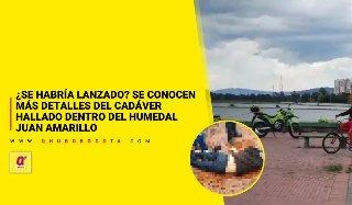 En Suba: nuevos detalles del cadáver hallado dentro del humedal Juan Amarillo