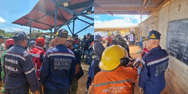 Catorce víctimas fatales tras el derrumbe de una mina en Bolívar por intensas lluvias