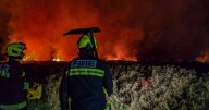 Huge Dartmoor wildfire captured in astonishing pictures