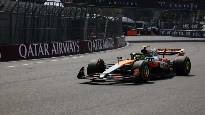 Norris partirá desde la 'pole' en México; Sainz consigue el séptimo mejor tiempo, pero saldrá 12º; Alonso, eliminado en Q2