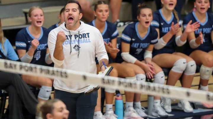 Bay Port girls volleyball, co-coaches thriving after sudden switch