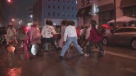 Zombies dance through downtown during 'thrilling' flash mob performance