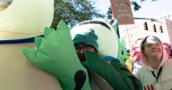 Inflatable costumes take over anti
