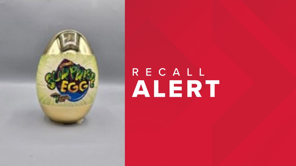 Toy eggs sold at gas station convenience stores recalled over lead level concerns