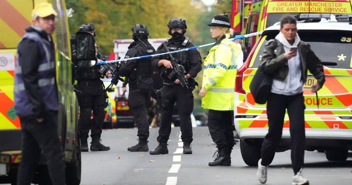 Manchester synagogue attack suspect shot dead by armed police