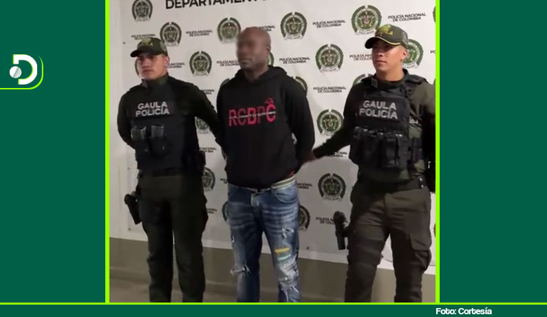 Capturan en Rionegro a hombre con circular azul de Interpol por delitos de narcotráfico y homicidio