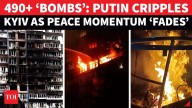 Putin ORDERS Biggest Airstrike: Nearly 500 Drones & Missiles Ravage Kyiv As Peace ‘Fails’