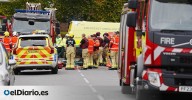 Cuatro heridos en un atropello y apuñalamiento en una sinagoga en Manchester