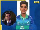 Rahul Dravid's son Anvay set to captain THIS state in Vinoo Mankad Trophy