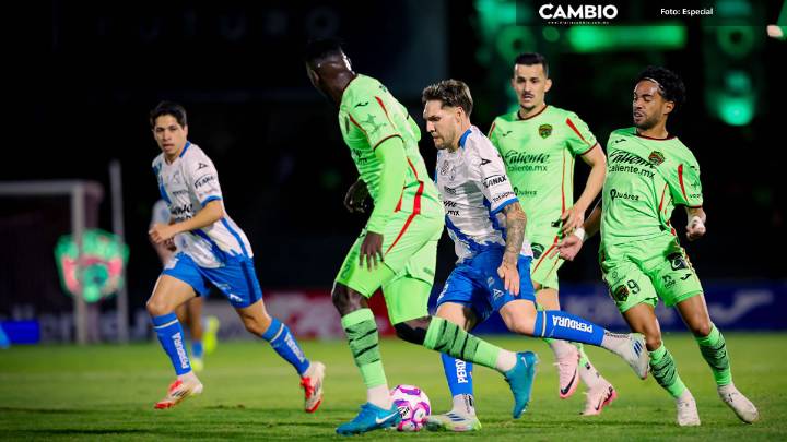 Agónico empate del Club Puebla: remonta y evita la derrota con un 4