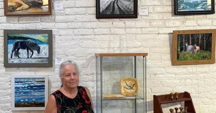 Artist creates art from the heart