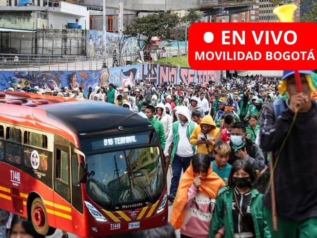 🔴EN VIVO Movilidad en Bogotá HOY 27 de octubre: manifestaciones, rutas alternas y TransMilenio