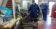 Men's shed group completes nine-month restoration project at Ayrshire hospital