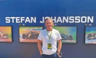 Del circuito al lienzo: Stefan Johansson exhibe su arte en el GP de México