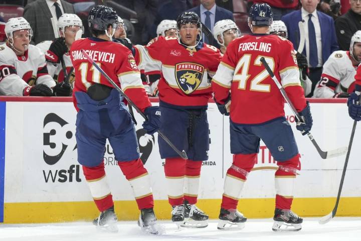 Deadspin | Banged-up Panthers score 6 goals in rout of Senators