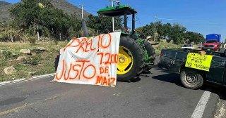 Anuncia Sader acuerdo con productores de maíz tras bloqueos