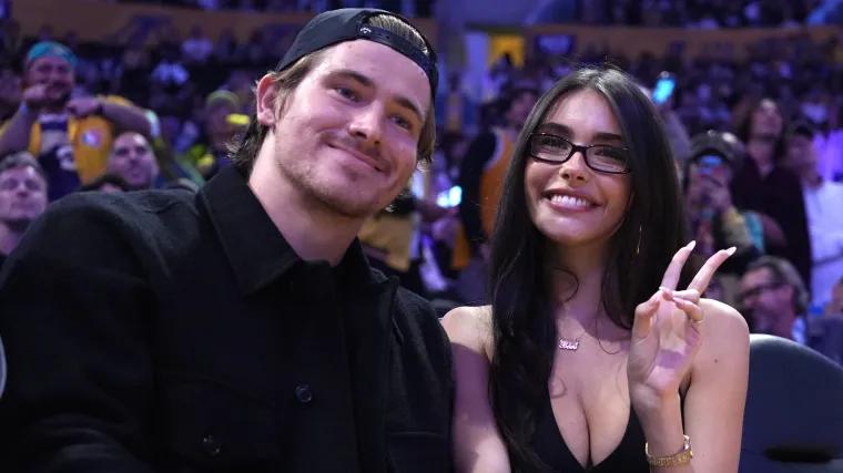 Chargers QB Justin Herbert and Madison Beer twin in matching costumes at Halloween party