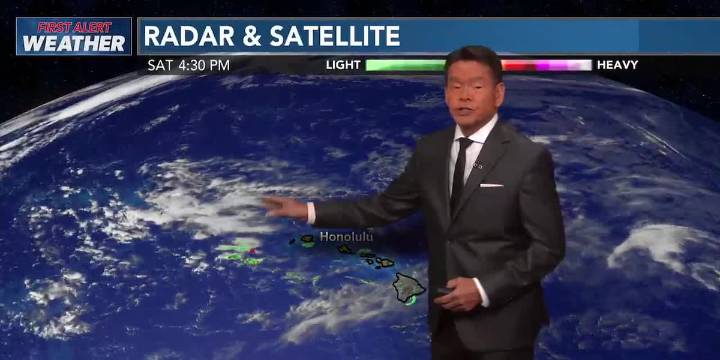 First Alert Forecast: Breezy trades and passing showers, with more rain possible midweek
