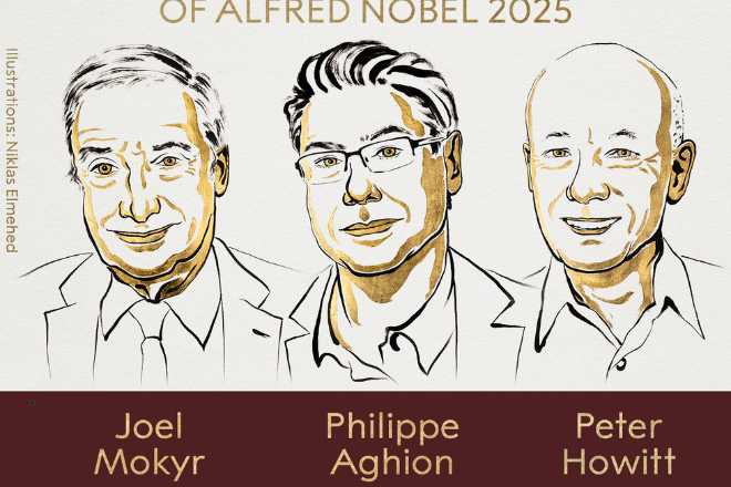 Premio Nobel de Economía reconoce a expertos en innovación y crecimiento