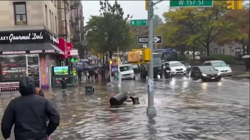 Tormenta histórica deja dos muertos en sótanos inundados de Nueva York