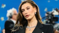 Hailey Bieber looks incredible as she strips down in black lingerie for sultry photoshoot