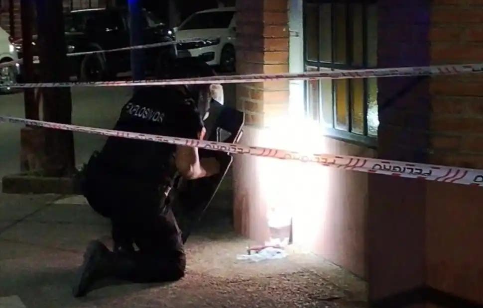 Un objeto que aparentaba ser una bomba causó pánico en barrio Sur