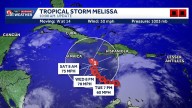Tropical Storm Melissa forms in the Caribbean
