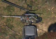 Horror video shows moment helicopter falls from sky and crashes down on top of car in Australia
