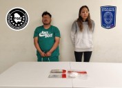 Cae pareja en con 25 envoltorios de cocaína y dinero en efectivo