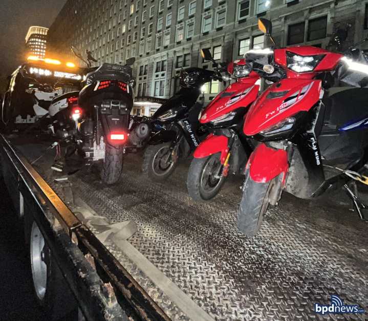 Boston police seize 9 scooters in downtown safety enforcement