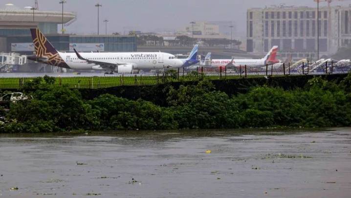 Heavy Rain Forces 15 Flight Diversions In Delhi
