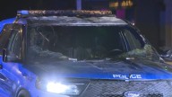Rhode Island men arraigned after street 'takeover' event left a police cruiser burning