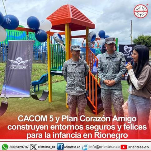 CACOM 5 y Plan Corazón Amigo construyen entornos seguros y felices para la infancia en Rionegro