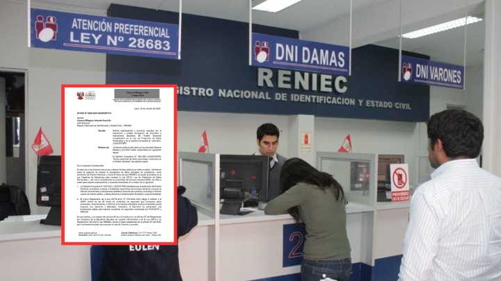 Caso Reniec: Congresista Edward Málaga pide explicaciones por filtración de datos