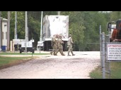 WATCH | Members of the Texas National Guard arrive at training center in Chicago area