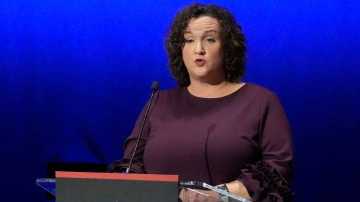 California governor candidate Katie Porter cuts off interview after testy Trump exchange