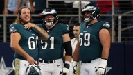 Eagles Cam Jurgens, Azeez Ojulari injuries, both leave game vs Vikings
