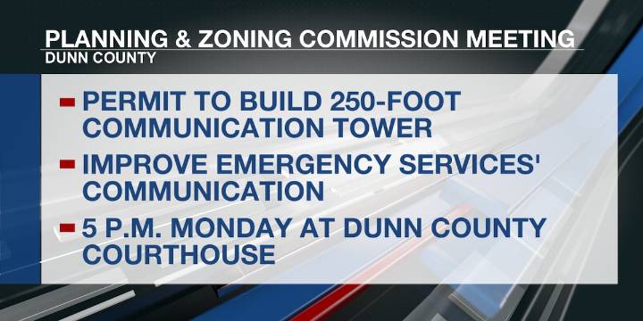 Dunn County to hold hearing for communication tower
