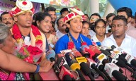 Kabaddi gold medalists from Tamil Nadu receive warm welcome after Asian Youth Games triumph