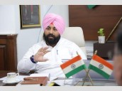 Harjot Bains installs logo of 350th martyrdom anniversary of Sri Guru Tegh Bahadur Sahib Ji at his office; Watch Video