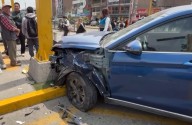 Comas: Vehículo impacta contra motociclista en la avenida Universitaria