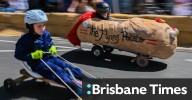 Billycart race: A speeding carbohydrate and faux-chariot shine in Queensberry Cup