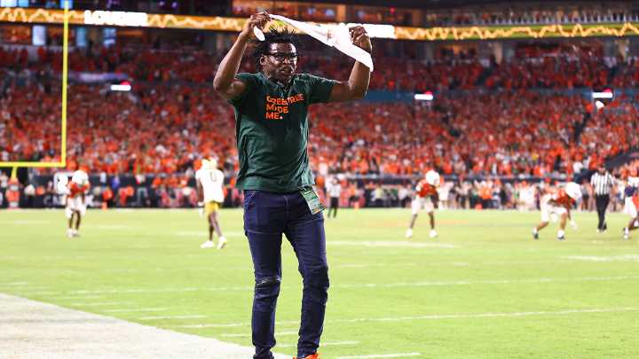Miami’s Michael Irvin is the most famous cheerleader in college football