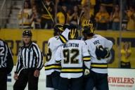 Michigan blends pressure and patience in drubbing of Mercyhurst