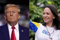 Dice Trump que habló con Machado y que ella le dedicó Nobel