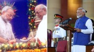 'Countless Blessings': PM Modi Marks 25 Years As Head Of Government; Shares Throwback Photo Of First Oath Ceremony As Gujarat CM