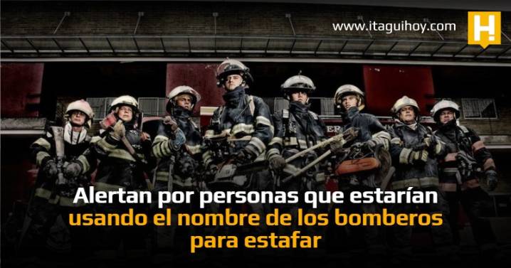 Alertan por personas que estarían usando el nombre de los bomberos para estafar